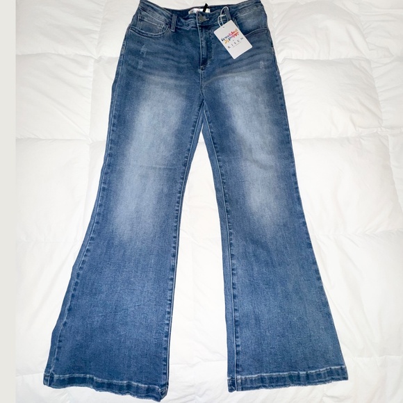 Risen WIDE LEG FLARE JEANS sz 15 /32 - Picture 1 of 8